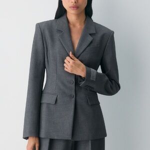 Aritzia Gray Blazer